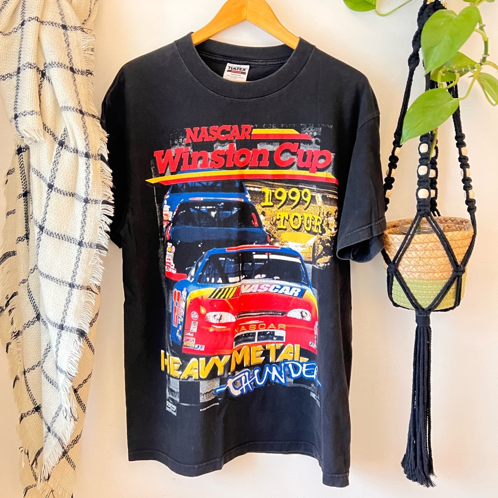 90s Y2K Nascar Winston Cup Heavy Metal Thunder Tour Tee